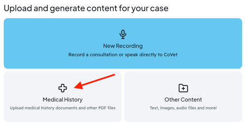Medical History Button